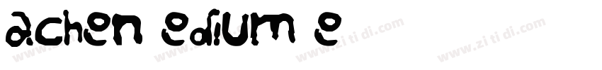 AachenSHOP Medium Re字体转换